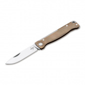 Складной нож Boker ATLAS BRASS, рукоять латунь