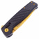Складной нож SOG Terminus XR LTE Gold TiNi, сталь S35VN, рукоять Carbon Fiber