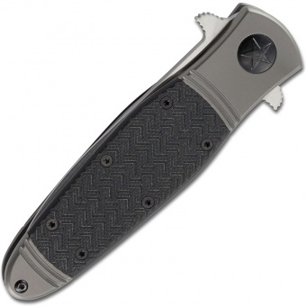 Складной нож CRKT Bombastic, сталь 8Cr15MoV, рукоять сталь