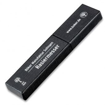 Опасная бритва Boker Elite Carbon, немецкая углеродистая сталь 1.2210 (115CrV3)