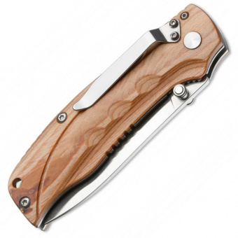 Складной нож Boker Pakka Hunter, сталь 440B, рукоять дерево