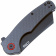 Нож складной CJRB Crag Black, сталь D2, рукоять Carbon Fiber Нож складной CJRB Crag Black, сталь D2, рукоять Carbon Fiber