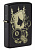 Зажигалка Zippo Gambling Design, покрытие Black Matte