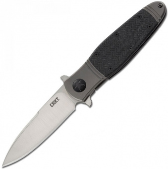 Складной нож CRKT Bombastic, сталь 8Cr15MoV, рукоять сталь