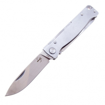 Складной нож мультиинструмент Boker Plus Atlas Multi Stonewash сталь 12С27, рукоять сталь