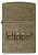 Зажигалка ZIPPO Classic с покрытием Antique Brass, латунь/сталь