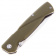 Складной нож CRKT KOVA OD GREEN, сталь 8Cr13MoV