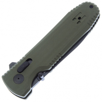 Складной нож SOG Pentagon Mk3 TiNi, сталь CTS-XHP, рукоять OD Green G10