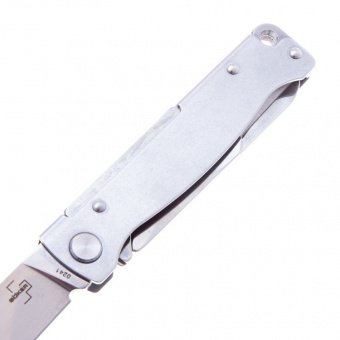 Складной нож мультиинструмент Boker Plus Atlas Multi Stonewash сталь 12С27, рукоять сталь