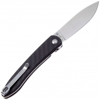 Нож складной CJRB Ria, сталь 12C27, рукоять Carbon fiber