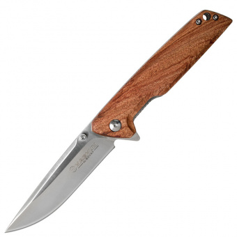Складной нож Boker Straight Brother Wood, сталь 440А, рукоять дерево
