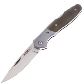 Складной нож Boker Magnum Nice сталь 7Cr17MoV, рукоять микарта/сталь