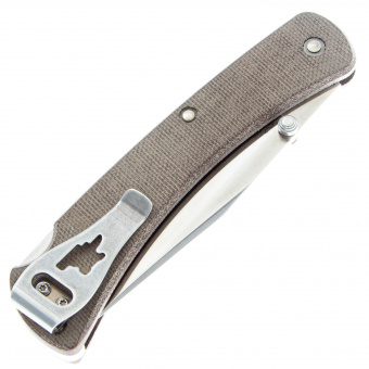 Нож складной Buck 110 Slim Pro Green Micarta S30V, зелёная рукоять микарта