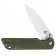 Складной нож QSP Parrot Satin, сталь D2, рукоять Green G10