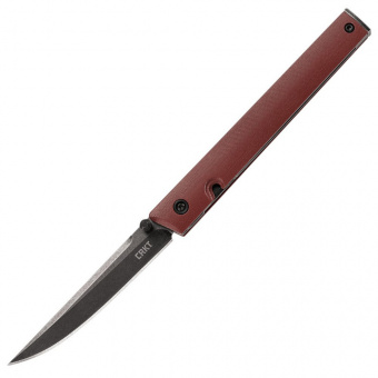 Складной нож CRKT CEO Burgundy, сталь D2, рукоять нейлон