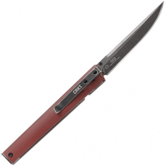 Складной нож CRKT CEO Burgundy, сталь D2, рукоять нейлон