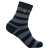 Носки ВОДОНЕПРОНИЦАЕМЫЕ Dexshell Ultralite Bamboo Black grey stripe | размер L (43-46)