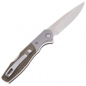 Складной нож Boker Magnum Nice сталь 7Cr17MoV, рукоять микарта/сталь