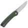Складной нож QSP OSPREY, сталь 14C28N, рукоять Green Micarta