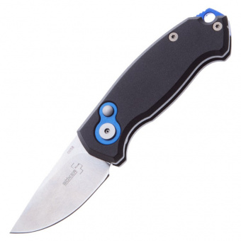 Автоматический нож Boker Plus Kompakt, сталь AUS-8, рукоять Black Aluminum